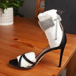 Escarpins Giuseppe Zanotti Noir Et Blanc Imprimé Animalier, Talons Rouges - Taille 38.5 - Occasion